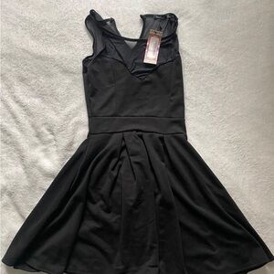 Boohoo Elegant Black Mini Dress